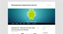 Desktop Screenshot of developpement-applications-android.com